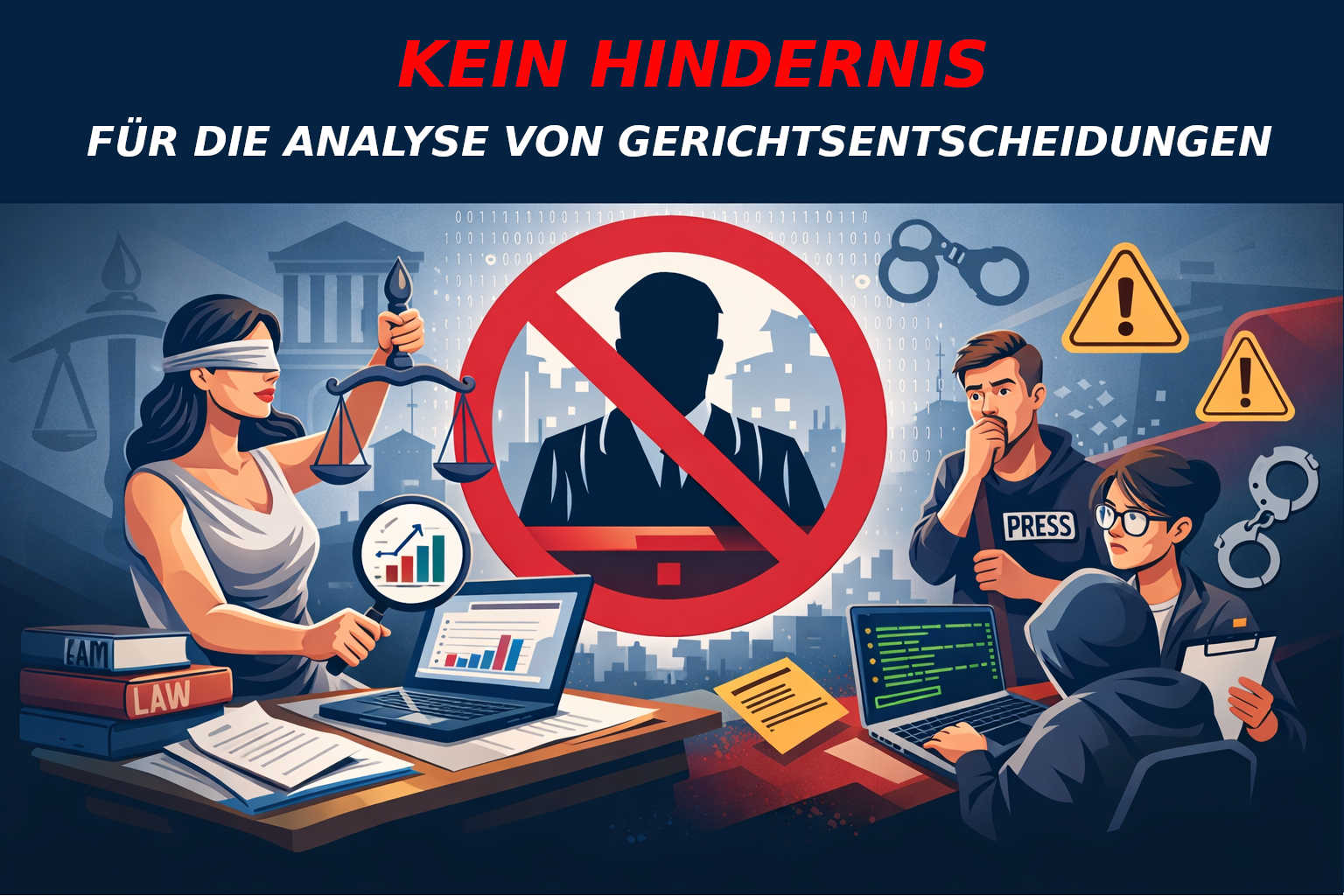 Gegen Einschränkungen bei der Analyse von Gerichtsentscheidungen (Gesetzentwurf Nr. 8721)