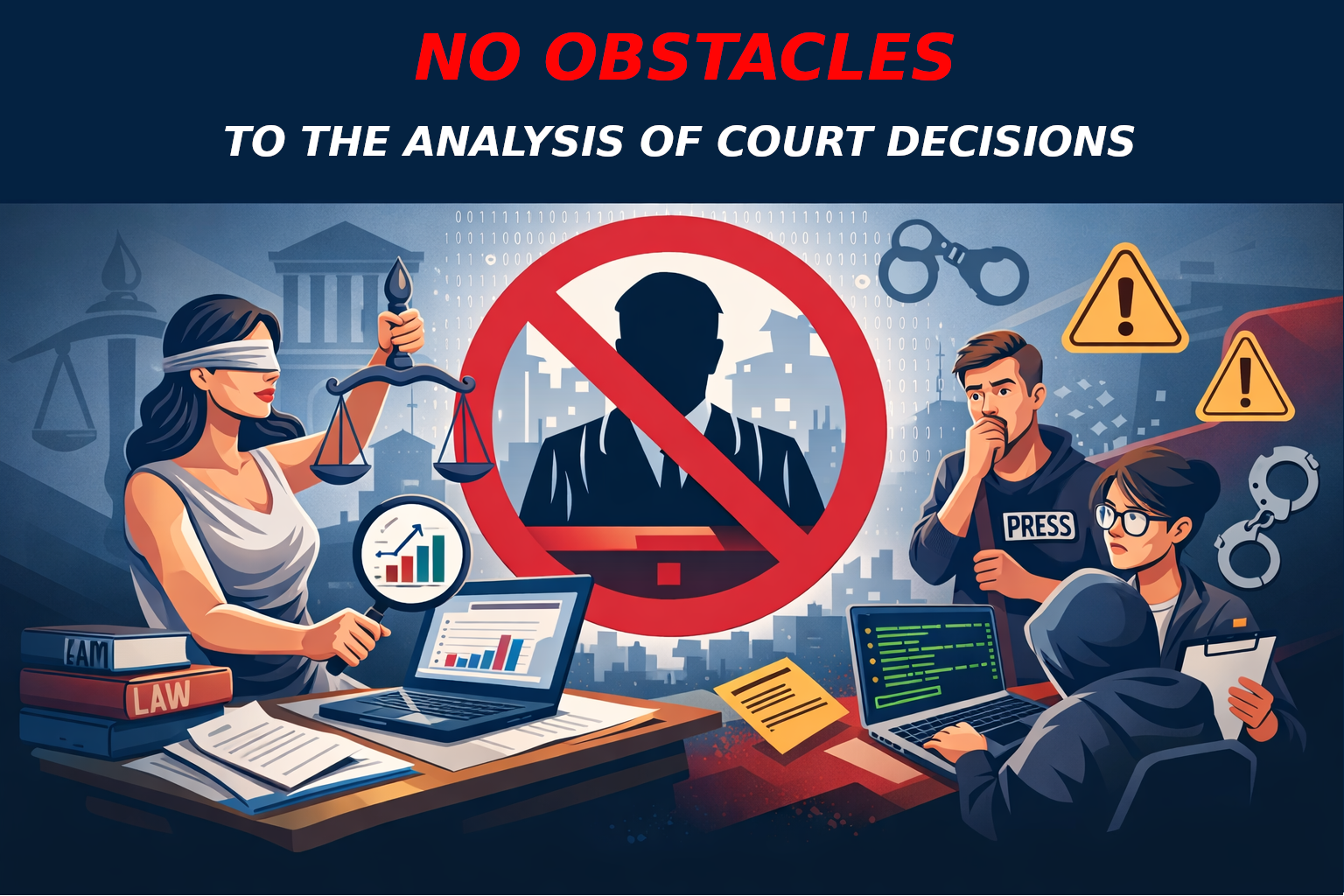 Against restrictions on the analysis of court decisions (Draft law No. 8721)