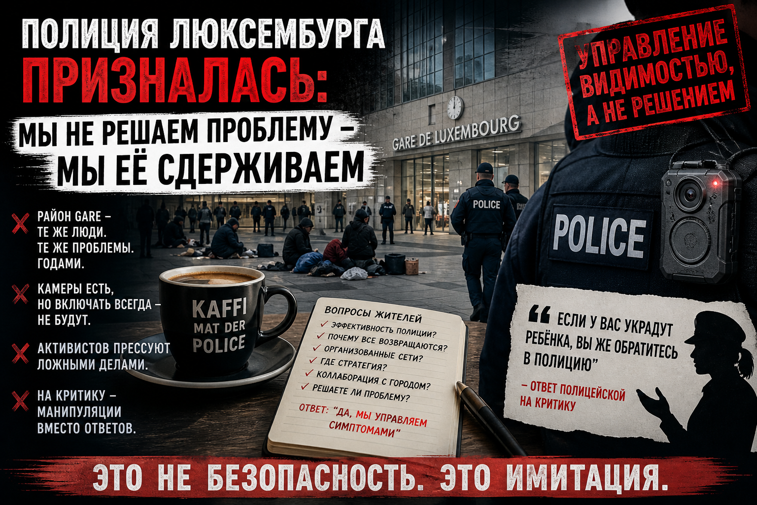 «Kaffi mat der Police»: диалог или управление ожиданиями?